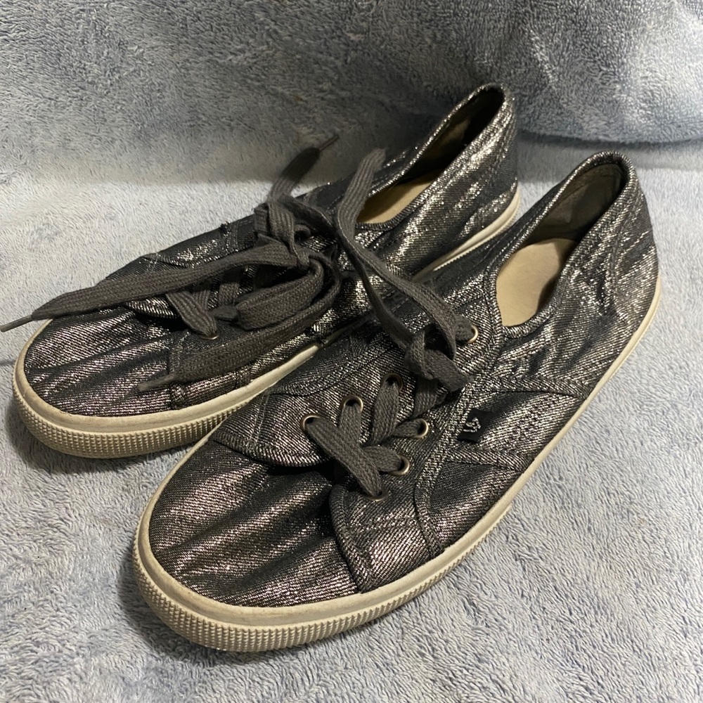 Silver Sparkly Sneakers